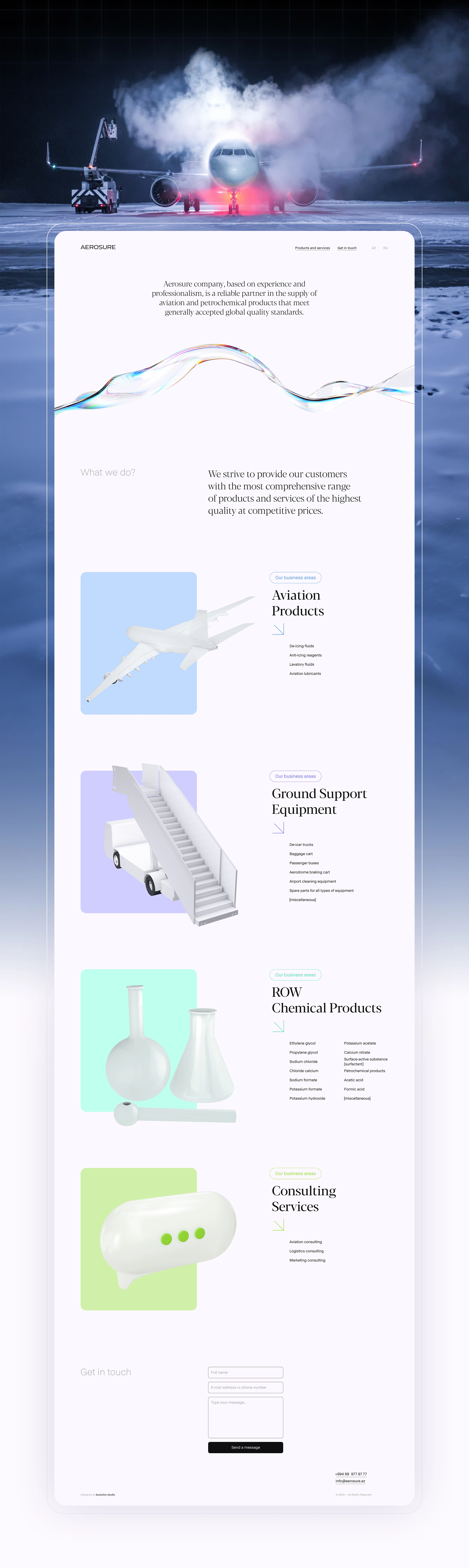 Aerosure website visual 2