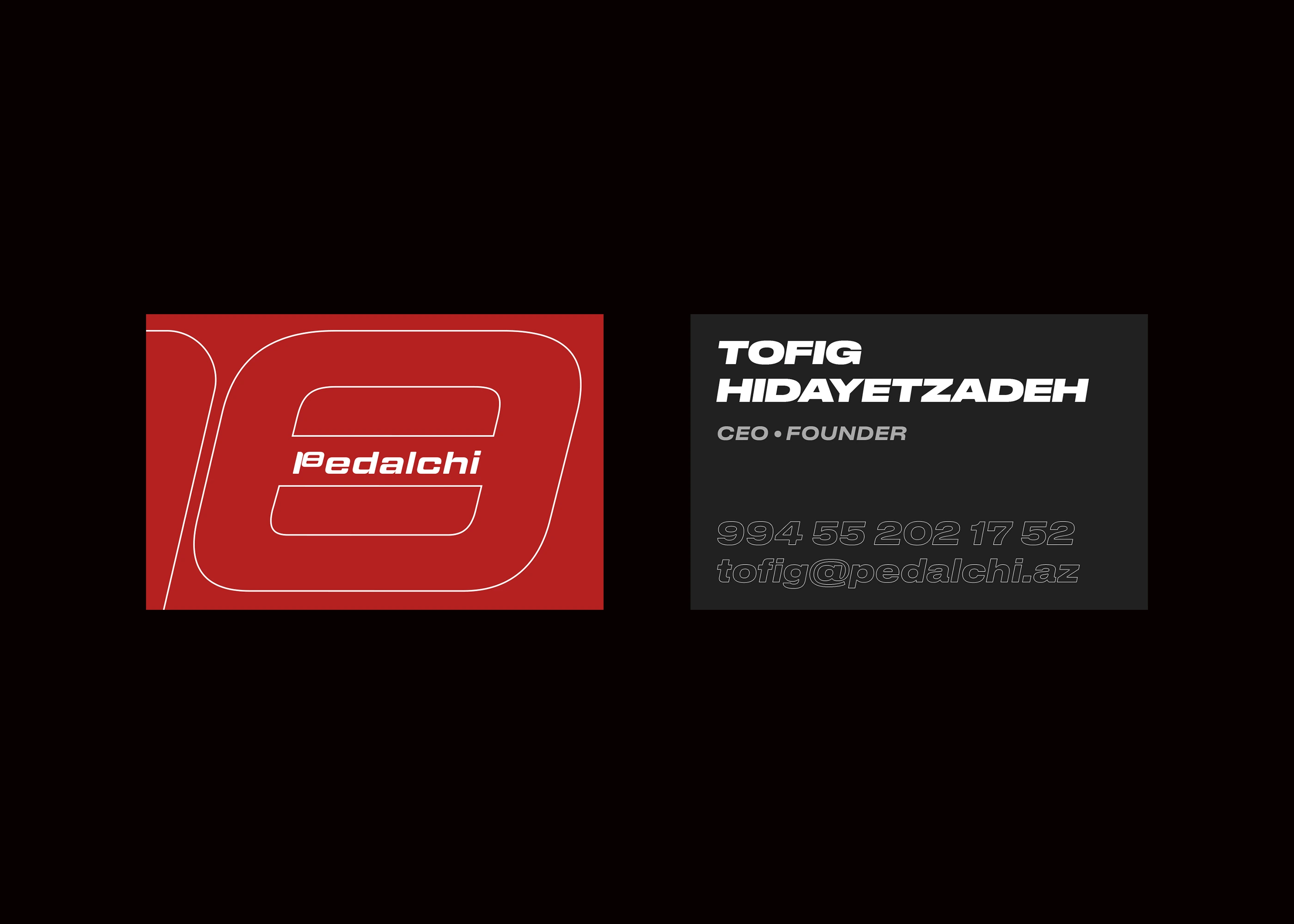 Pedalchi brand identity visual 4
